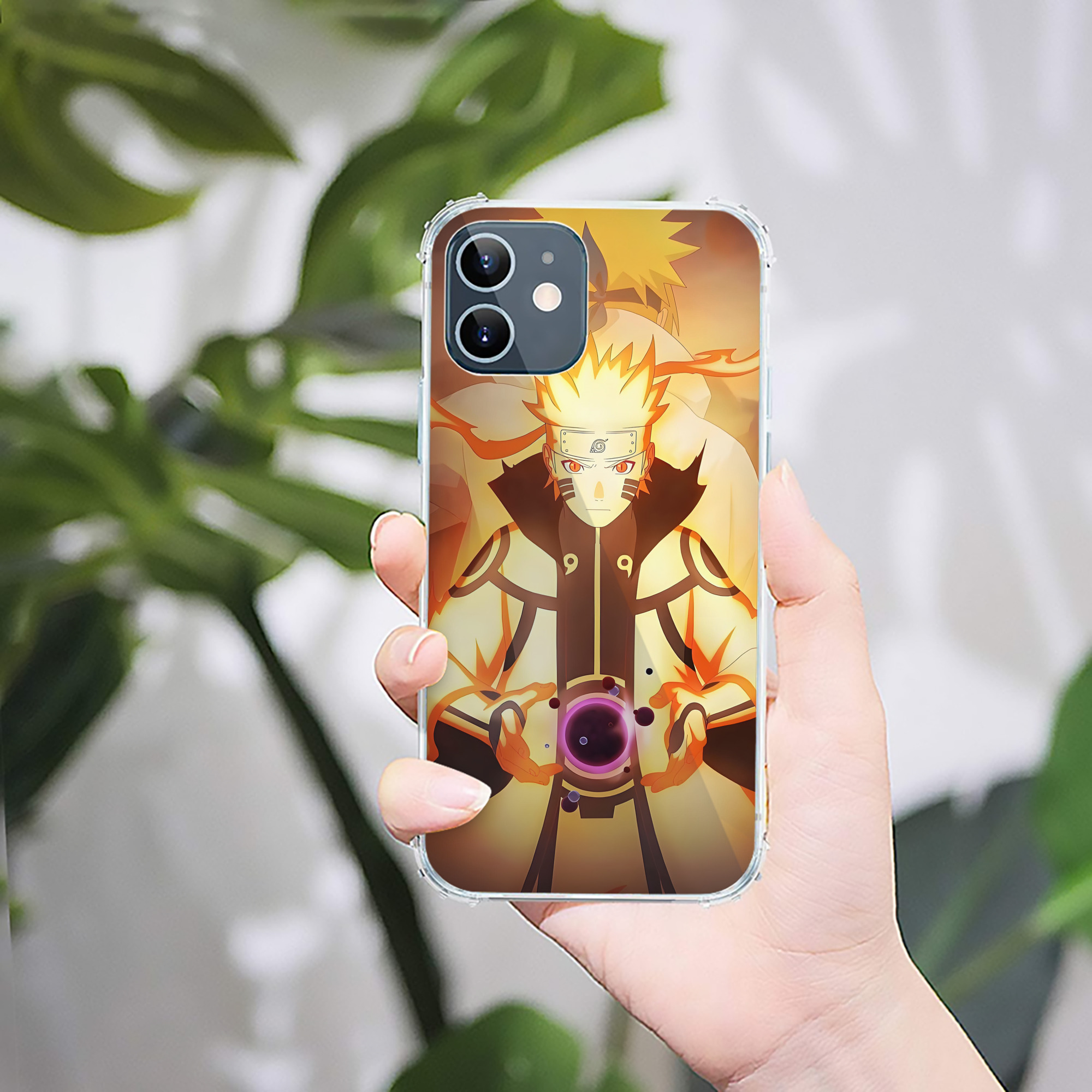 （画像用） NARUTO -ナルト- NARUTO -ナルト- 疾風伝 【iPhone 12シリーズ対応】透明スマホケース（クリアソフトケース）